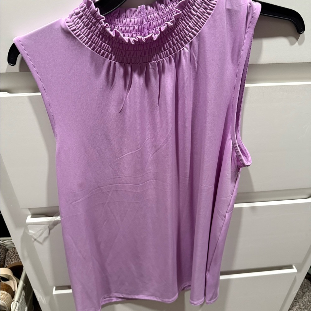 Cato Lilac Sleeveless Blouse